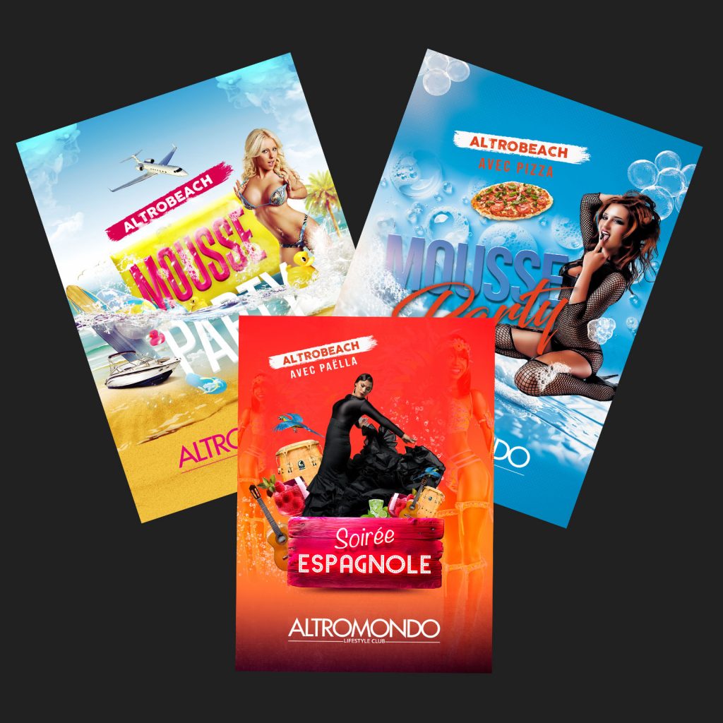 Flyers Altromondo Lifestyle Club