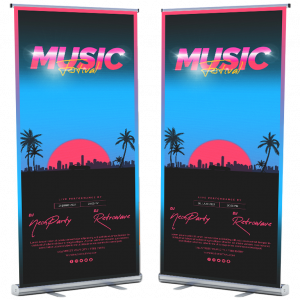 Roll-Up 85x200 - 500g PVC  Recto