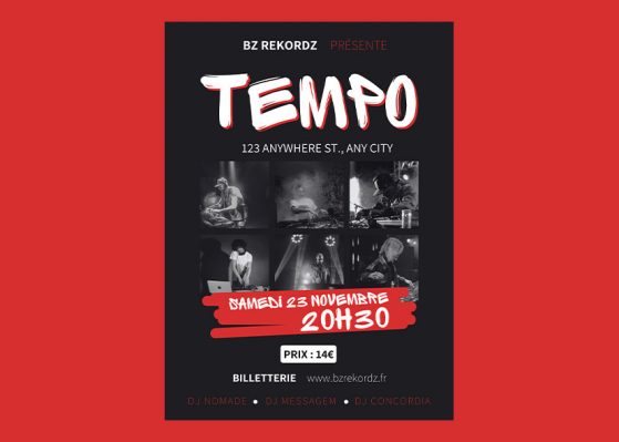 Flyers 250g Couché Brillant 1 Flyers A6 250g Brillant Recto