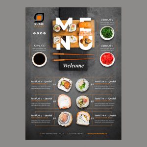 Menu A5 - 350g Couché Mat + Pelliculage Brillant Recto/Verso